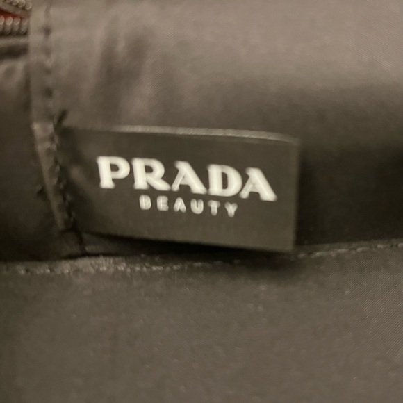 Prada Beauty Pink and Black Triangle Pouch - Picture 11 of 13